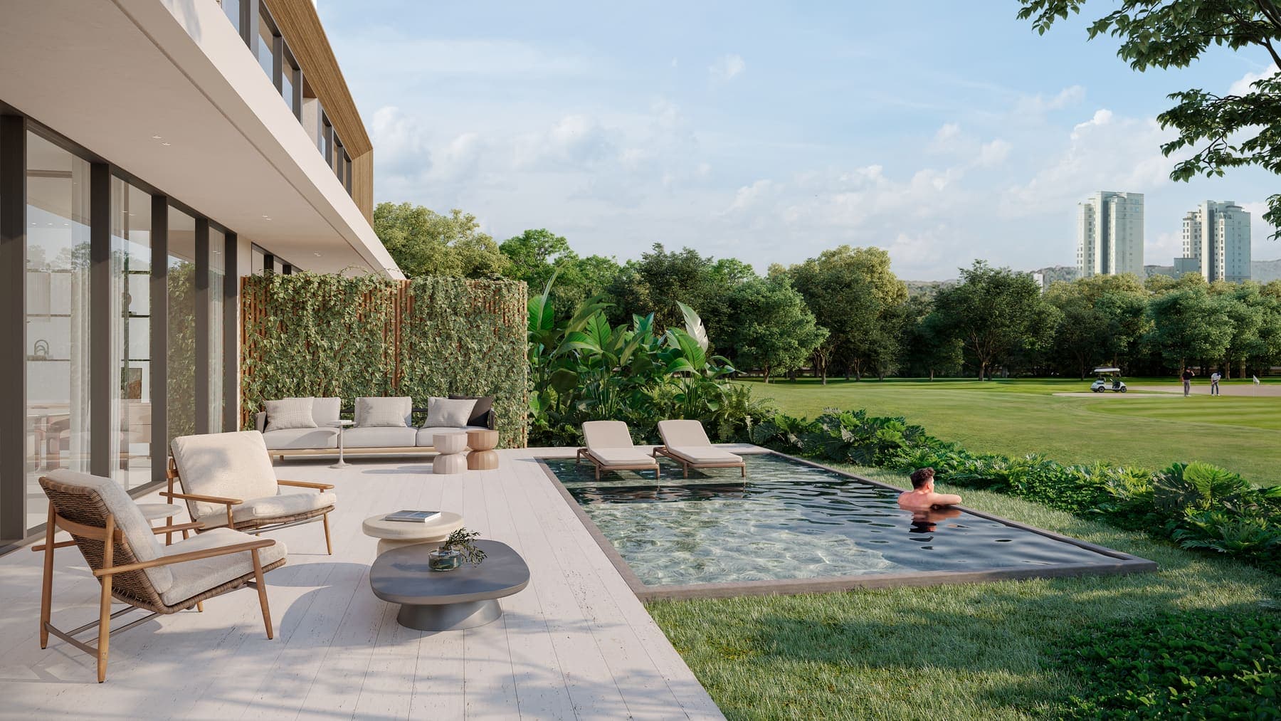 Townhouse B en Santa María Golf & Country Club, Panama - terrace
