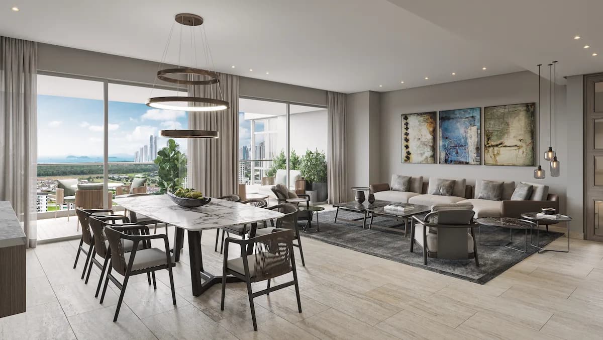 Guayacán - Living Room - Santa María Golf & Country Club, Panama