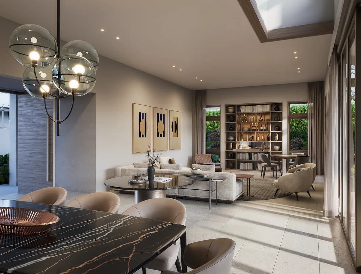 Premium residence living room in Santa María Golf & Country Club, Panama