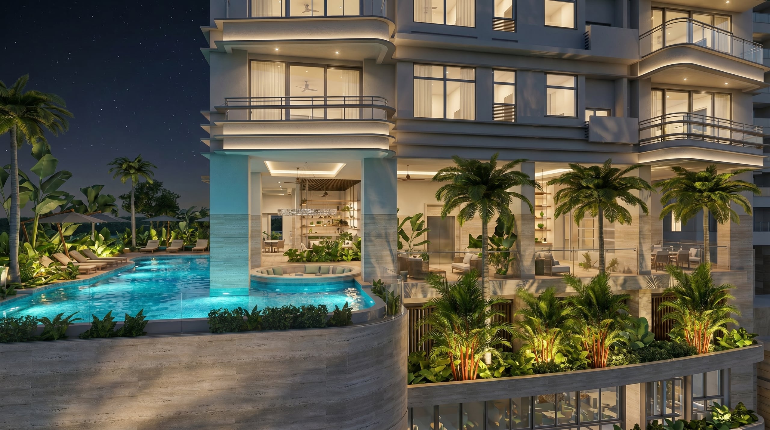 ÉBANO - fachada exterior en Santa María Golf & Country Club, Panama