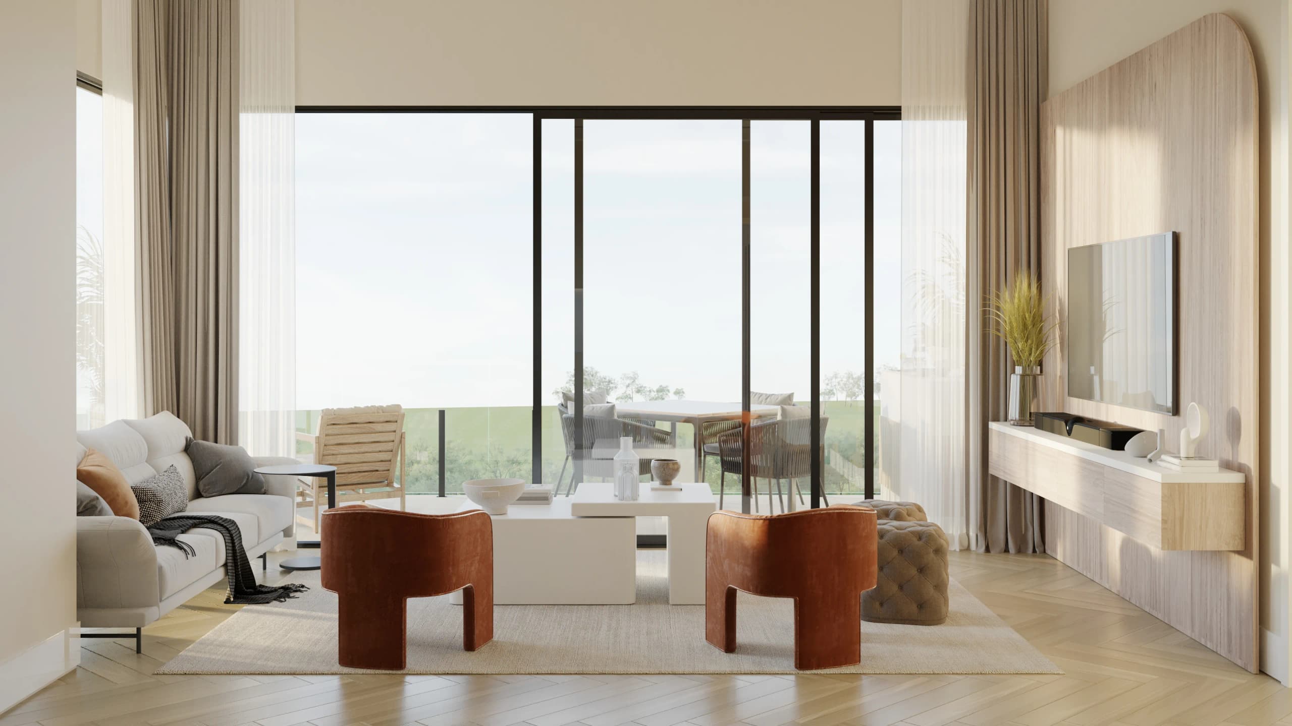 Bosco - render interior, sala